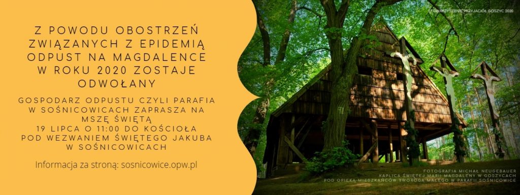 Odwołany odpust 2020